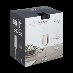 Glazen|Ygo S/6 Champagneglas SELENGA 16cl