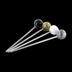 Aperitief & Wijn|Ygo S/12 Cocktailprikkers APRO RVS M/Potje