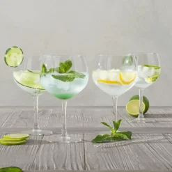 Glazen|Ygo S/4 Ginglazen GINNI 70cl