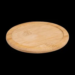 Aperitief & Wijn|Glazen|Ygo S/6 Glasonderzetter BAMB Bamboe Rond