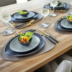 Aperitief & Wijn|Glazen|Ygo S/6 Glasonderzetter FLEOSTONE Stone Taupe