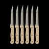 Bestek|Ygo S/6 Luxe Steakmessen STEAK Hout