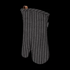 Tafellinnen & -Textiel|Keukenlinnen|Ygo S/2 Ovenwant HOLMS Stripe Zwart