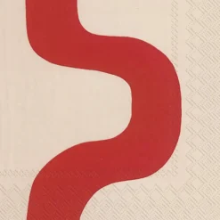 Tafellinnen & -Textiel|Ygo S/20 Servet SEIREENI Rood