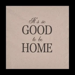 Tafellinnen & -Textiel|Ygo S/20 Serviet GOOD TO BE HOME Beige