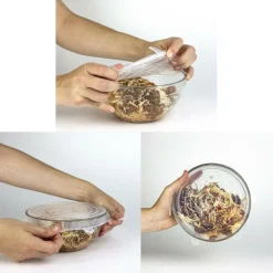 Bewaaraccessoires|Ygo S/3 Vershouddeksel Rnd Sil. Trnsp.