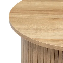 Salontafels & Bijzettafels|Ygo Salontafel Ø60 COLVAS Hout Naturel