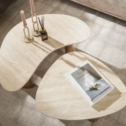 Salontafels & Bijzettafels|Ygo Salontafel AUDE S/2 Organisch
