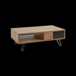 Salontafels & Bijzettafels|Ygo Salontafel CREW Scarlet Oak 110x60