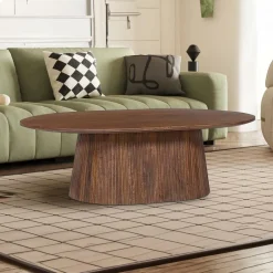 Salontafels & Bijzettafels|Ygo Salontafel DOMINGO Mango Lichtbruin 120x70