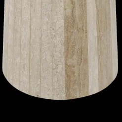 Salontafels & Bijzettafels|Ygo Salontafel ECHO Rond Ø50 Travertin