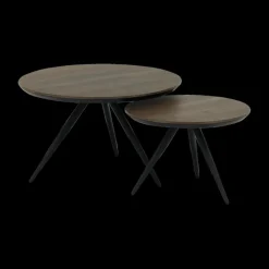 Salontafels & Bijzettafels|Ygo Salontafel EDISON 2Del. Ø75 - Ø55