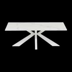 Salontafels & Bijzettafels|Ygo Salontafel ELON Keramiek Wit 110x70