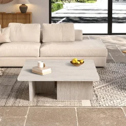 Salontafels & Bijzettafels|Ygo Salontafel ISANDRO 2Del. 120x120 Decor Travertin