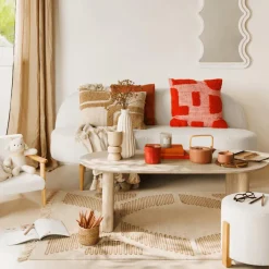 Salontafels & Bijzettafels|Ygo Salontafel LAGOON 120x60 Travertijnlook