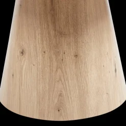 Salontafels & Bijzettafels|Ygo Salontafel LELIE Ø80 Kolompoot Oude Eik