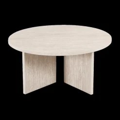Salontafels & Bijzettafels|Ygo Salontafel MAERIS Ø90 Decor Travertin