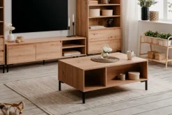 Salontafels & Bijzettafels|Ygo Salontafel MARE Artisan eik/zwart