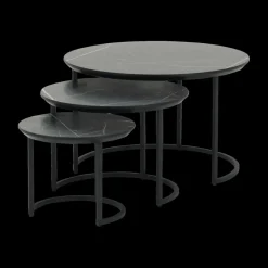 Salontafels & Bijzettafels|Ygo Salontafel MAXTON 3Del. Marble Bromo