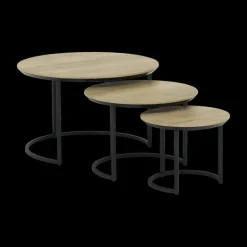 Salontafels & Bijzettafels|Ygo Salontafel MAXTON 3Del. Natur