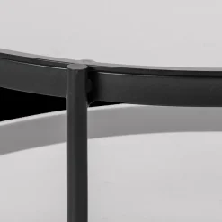 Salontafels & Bijzettafels|Ygo Salontafel METTA Smoked Glass