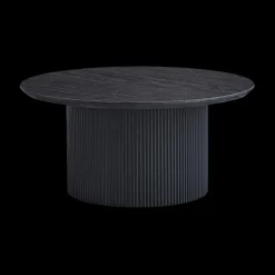 Salontafels & Bijzettafels|Ygo Salontafel PORTO Decor Donkerbruin Ø80