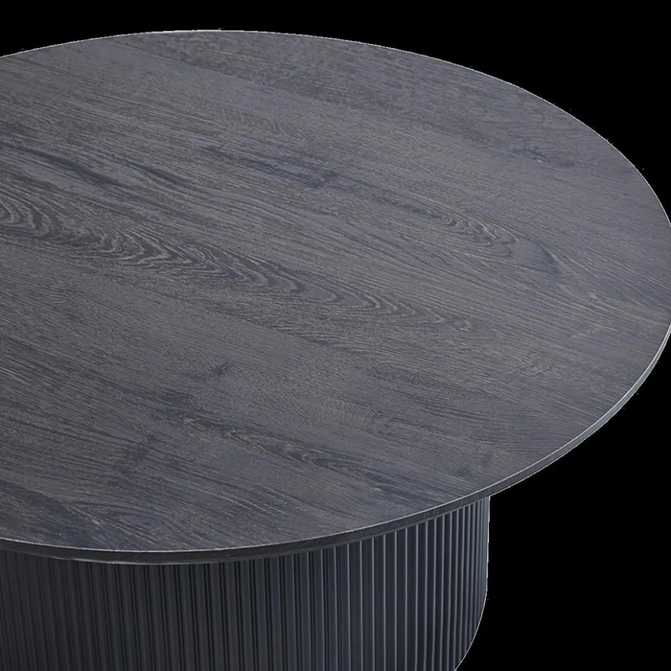 Salontafels & Bijzettafels|Ygo Salontafel PORTO Decor Donkerbruin Ø80