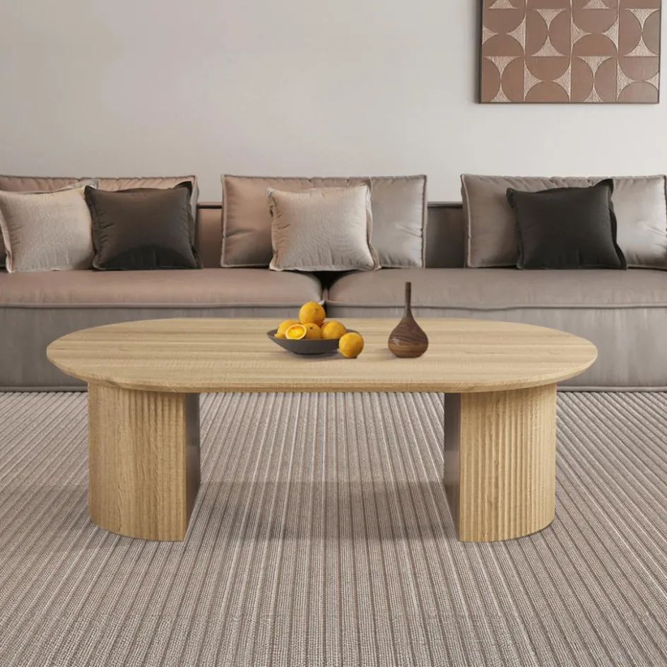 Salontafels & Bijzettafels|Ygo Salontafel PORTO Decor Eik Naturel 120x70