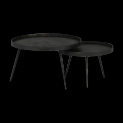 Salontafels & Bijzettafels|Ygo Salontafel RONDINO Metallic Ø76/58