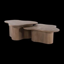 Salontafels & Bijzettafels|Ygo Salontafel S/2 AILO Mangohout Bruin