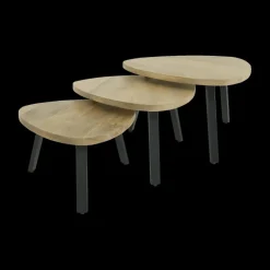 Salontafels & Bijzettafels|Ygo Salontafel S/3 AROSA Triangel Mango