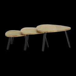 Salontafels & Bijzettafels|Ygo Salontafel S/3 AROSA Triangel Mango