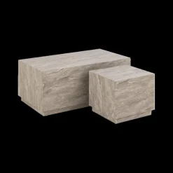 Salontafels & Bijzettafels|Ygo Salontafel S/2 LIVA Marmerlook River