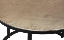 Salontafels & Bijzettafels|Ygo Salontafel set CELIA verouderd zilver