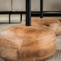 Salontafels & Bijzettafels|Ygo Salontafel Set van 2 FRESCO Driehoekig