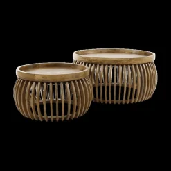 Salontafels & Bijzettafels|Ygo Salontafel Set van 2 LOUA Mango