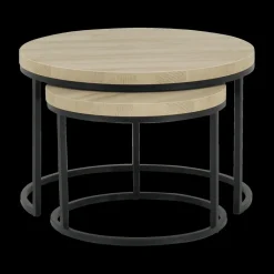 Salontafels & Bijzettafels|Ygo Salontafel Set van 2 SIGNA French Oak