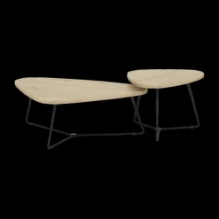 Salontafels & Bijzettafels|Ygo Salontafel Set VIGO 112x78/69x58