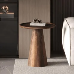 Salontafels & Bijzettafels|Ygo Salontafel TIAGO Ø45 Mango Lichtbruin