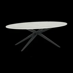 Salontafels & Bijzettafels|Ygo Salontafel VERMEER Keramiek Grijs 130x65