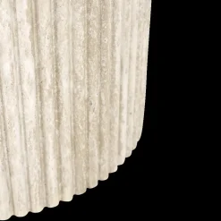 Salontafels & Bijzettafels|Ygo Salontafel XENA Ø80 Travertijnlook