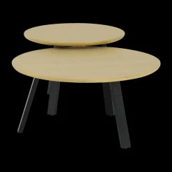 Salontafels & Bijzettafels|Ygo Salontafelset FURANO Ø80-H45/Ø60-H40