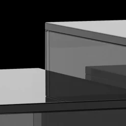 Salontafels & Bijzettafels|Ygo Salontafelset LIVA Glass Smoked