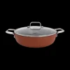 Potten & Pannen|Ygo Sauseerpan CERAPRO Ø28 M/Deksel Terracotta