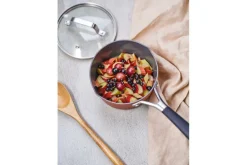 Potten & Pannen|Ygo Sauspan CERAPRO Ø16 M/Deksel Terra