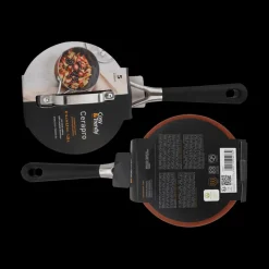 Potten & Pannen|Ygo Sauspan CERAPRO Ø16 M/Deksel Terra