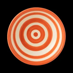 Servies|Ygo Schaal GRANZ Streep Ker. Wit/Oranje S