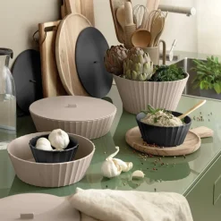 Servies|Ygo Schaal HERA L Mokka Grey