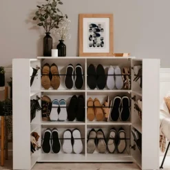 Schoenkasten & Rekken|Ygo Schoenenkast EMILIO Wit