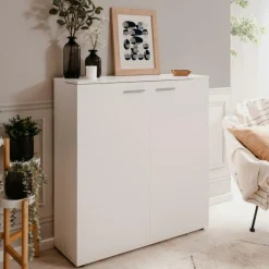 Schoenkasten & Rekken|Ygo Schoenenkast EMILIO Wit